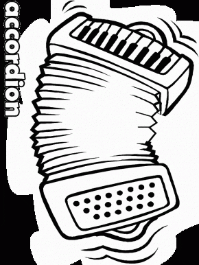 Mandolin Coloring Page