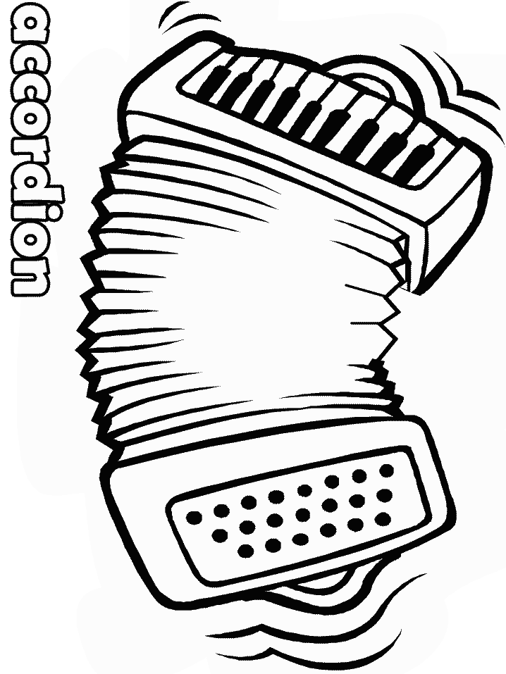 accordion coloring pages - photo #10