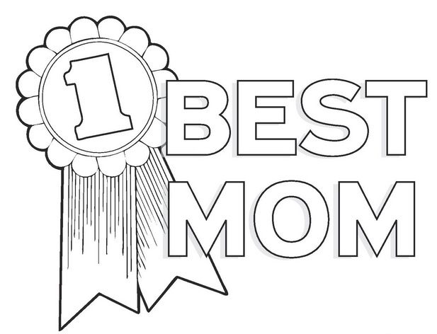 Best Mom Coloring Page & Coloring Book