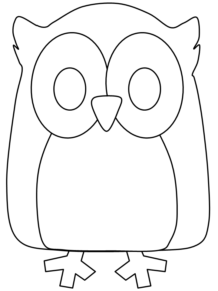 large simple coloring pages - photo #12