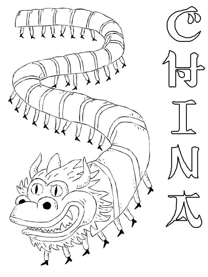 Chinese Coloring Pages Free Printable Printable Templates