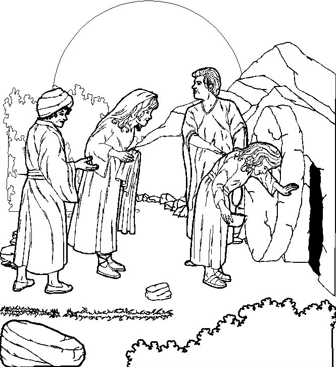 sunday school easter coloring pages - photo #14