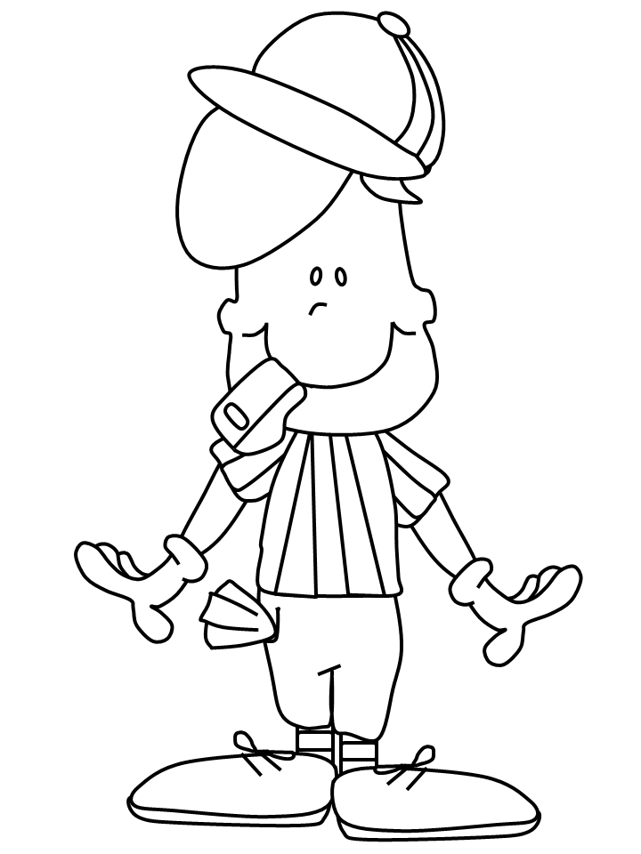 umpire coloring pages - photo #35
