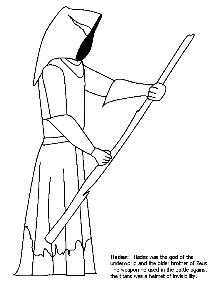 hades symbol greek mythology in coloring pages - photo #11