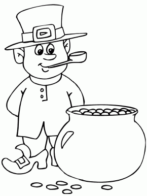Leprechaun Coloring Pages on Coloring Pages  Patrick   1 Coloring Pages  Patrick   4 Coloring Pages