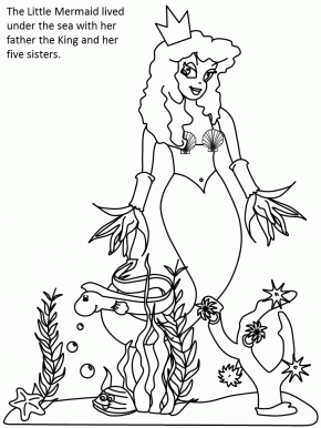 Ariel Coloring Pages on Coloring Pages  Little Mermaid Color2 Cartoons Coloring Pages  Little