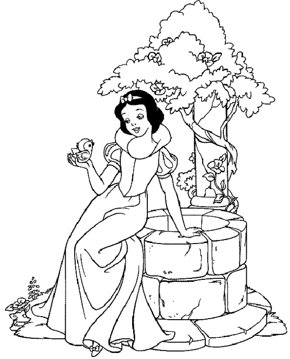 Princess Coloring Page - Coloring Page Book