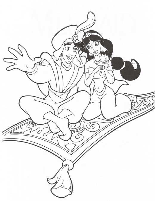 Princess Jasmine Coloring Page & Coloring Book