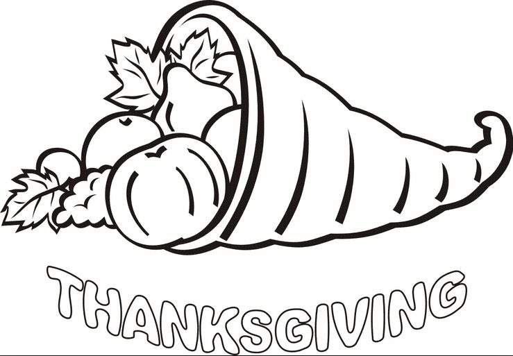 thankful tree coloring pages - photo #13
