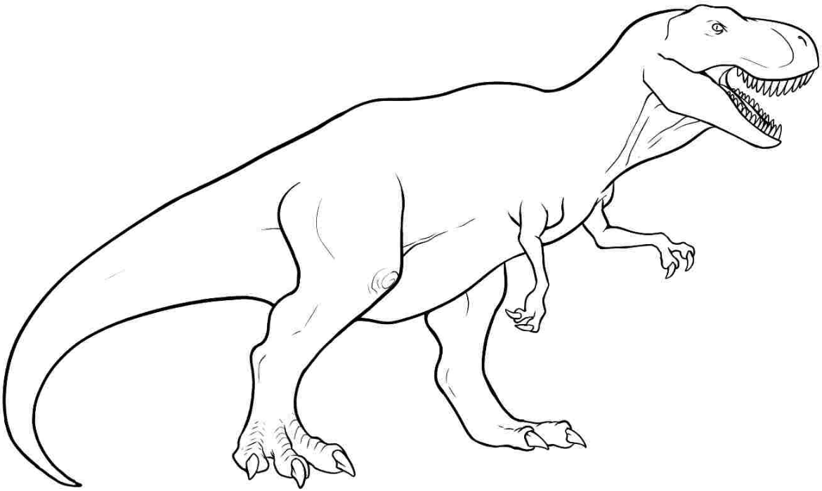 t rex dinosaurs coloring pages - photo #4