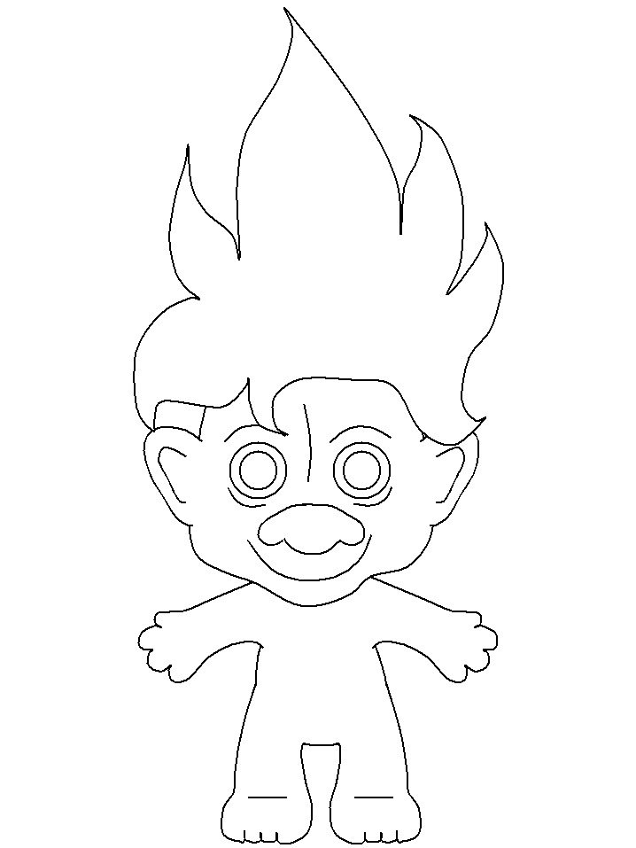 Gallery For gt; Troll Coloring Pages