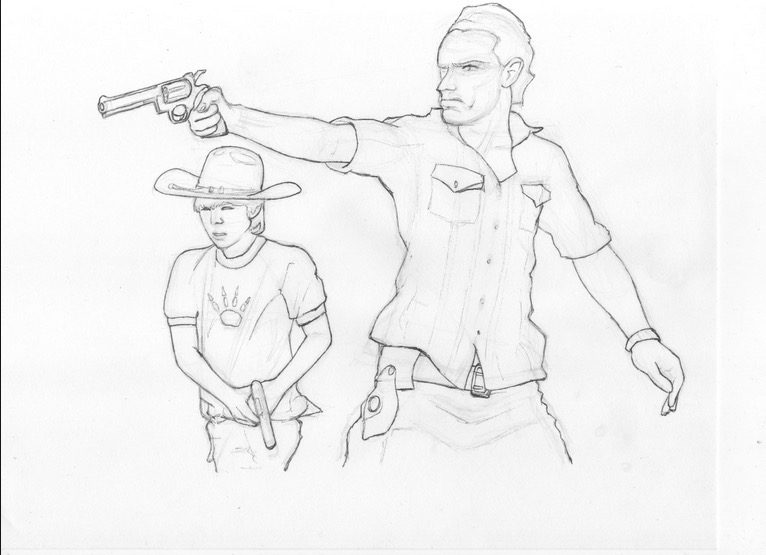walking dead coloring pages to print - photo #19