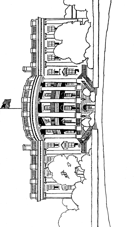 Printable white-house-coloringpage - Coloringpagebook.com