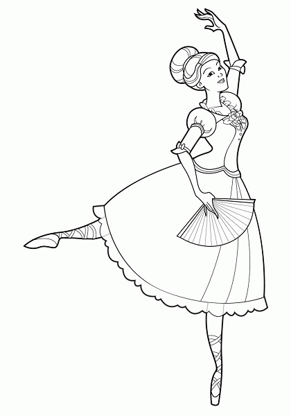 12 Dancing Princesses Coloring Pages