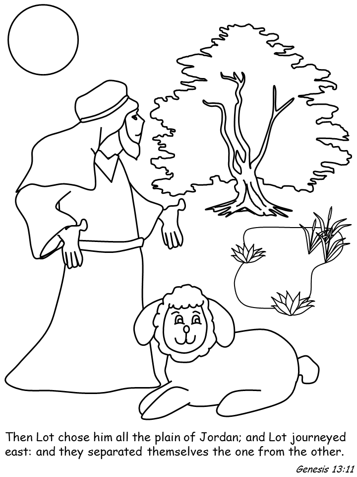 Bible Coloring Pages For Kids