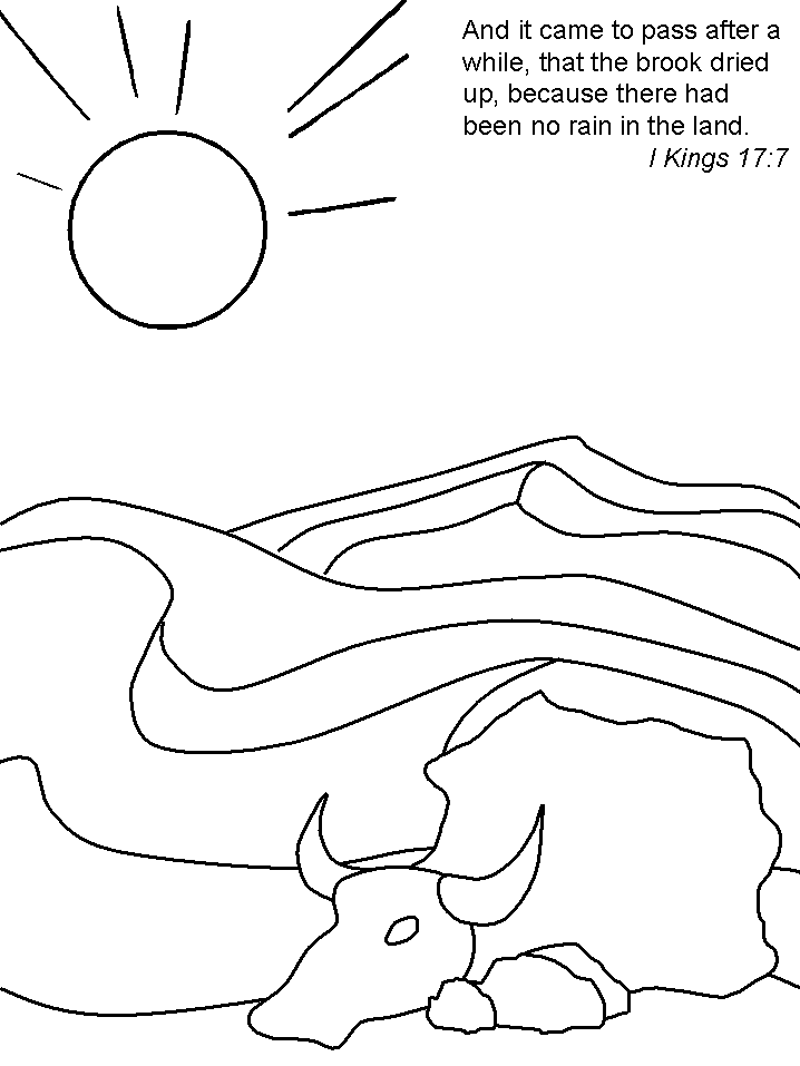 Kings 17:7 Bible Coloring Page