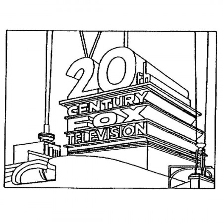 20th Century Fox Coloring Page