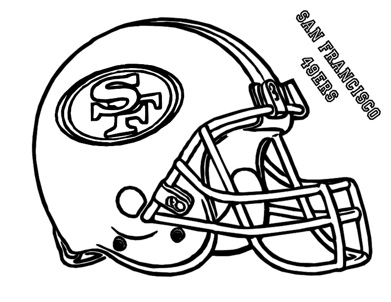 49ers coloring page