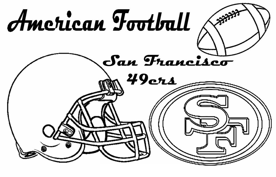 49ers Logo Coloring Page