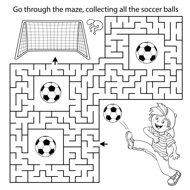 8 Ball Mazes Coloring Pages