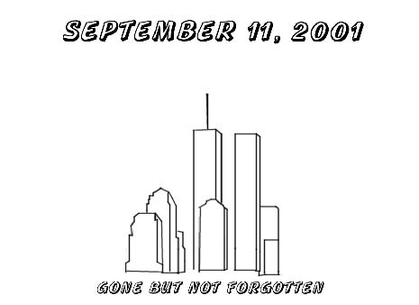 911 remember coloring page
