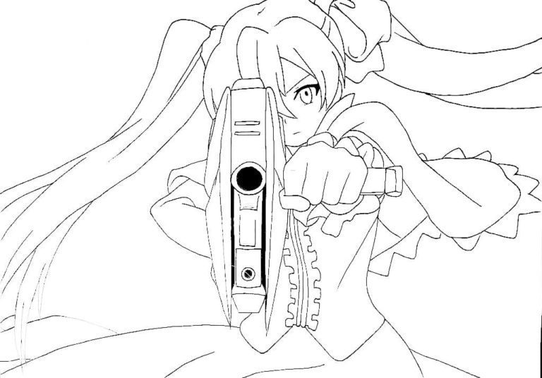 Akame ga Kill 8 Coloring Pages Best Akame ga Kill coloring page