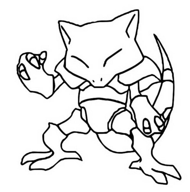 Abra Coloring Page