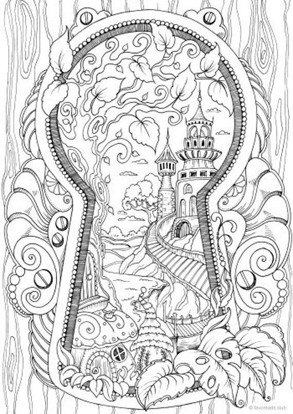 Trippy Coloring Pages For Adults