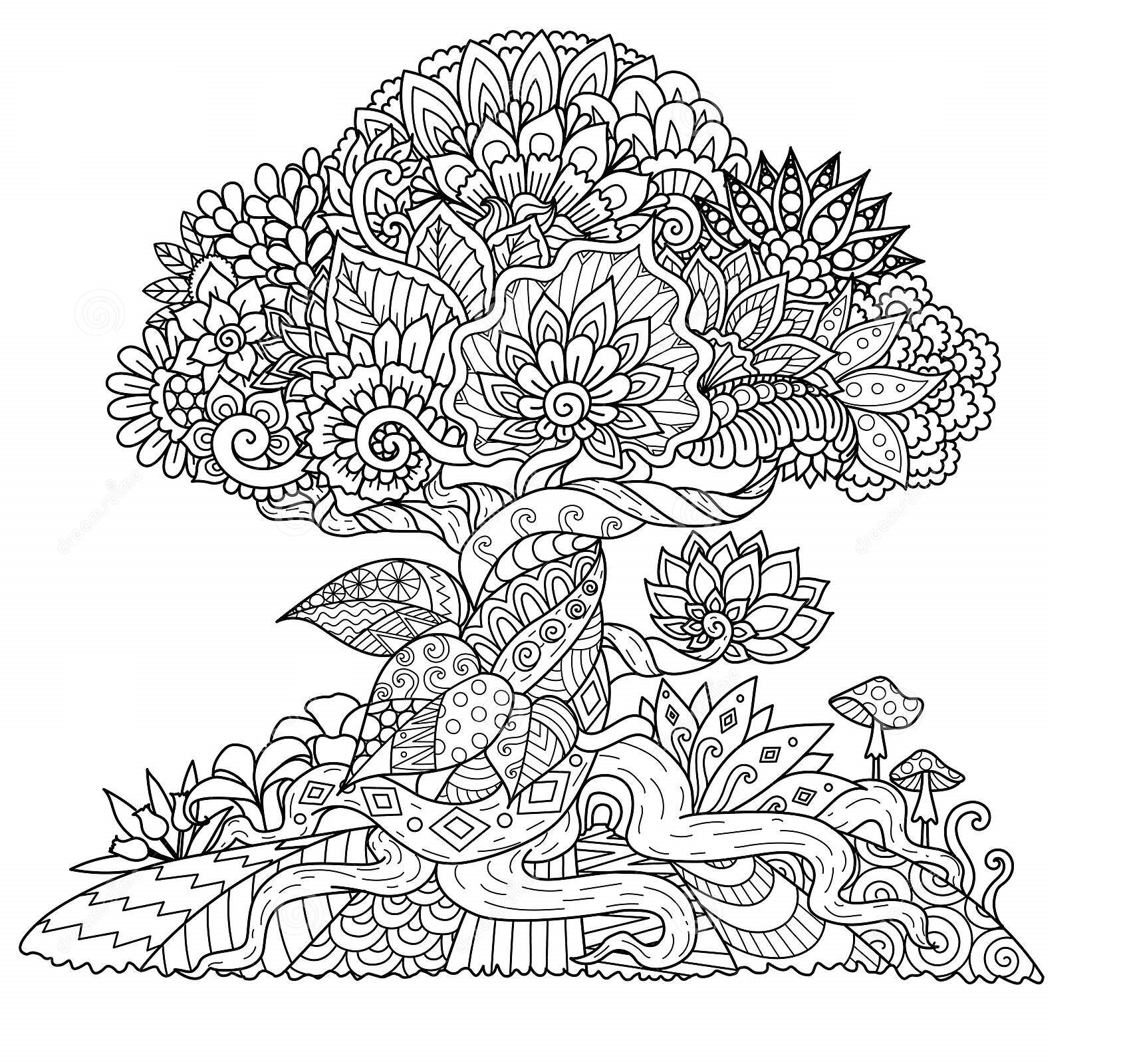 Trippy Adult Coloring Pages