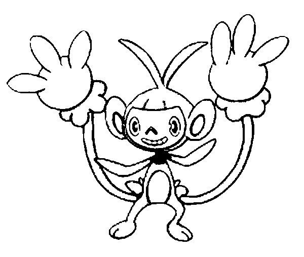 Ambipom Coloring Page