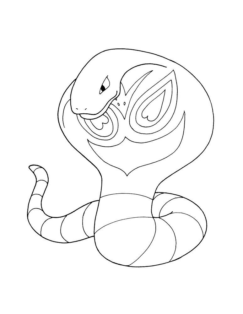 Arbok Coloring Page