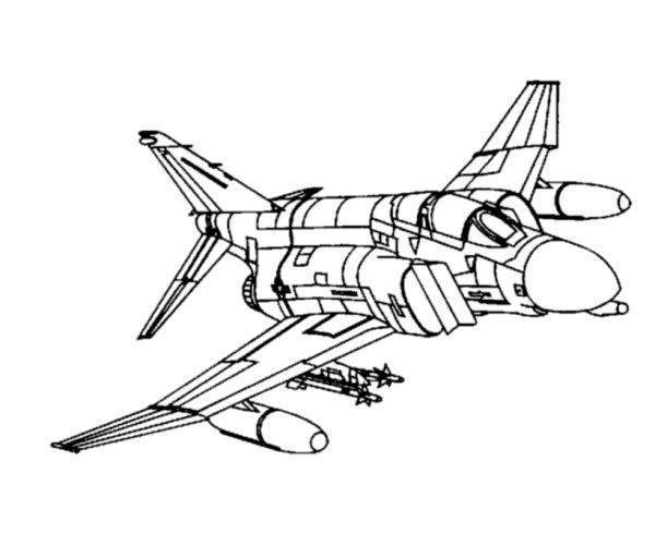 Army Fighter Jet Coloring Pages