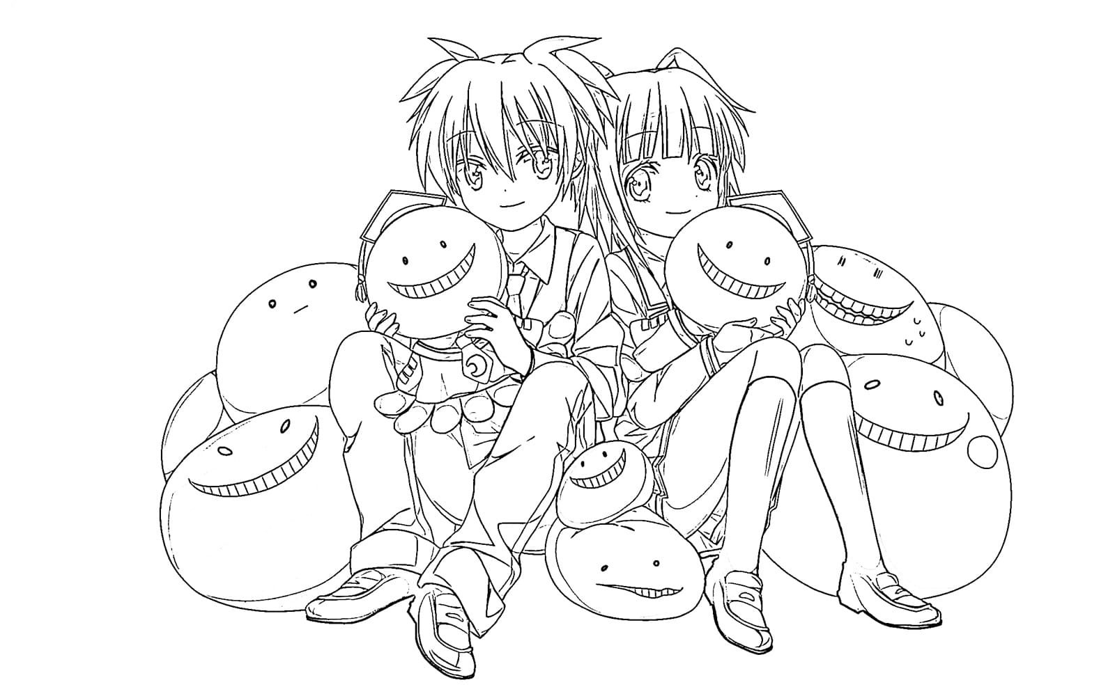 Free Assassination Classroom Coloring Pages