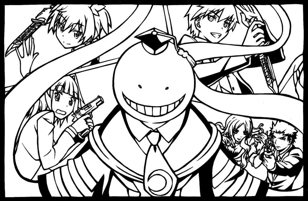 Assassination Classroom Coloring Pages