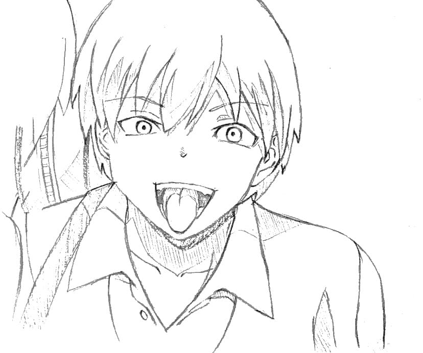 Assassination Classroom Karma Akabane Coloring Pages
