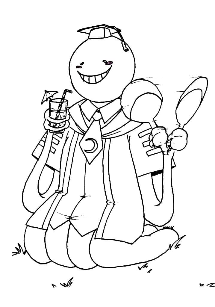 Korosensei Coloring Pages