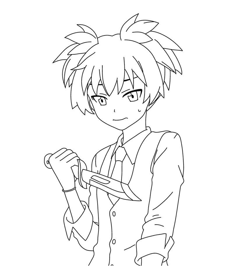 Assassination Classroom 4 Coloring Pages