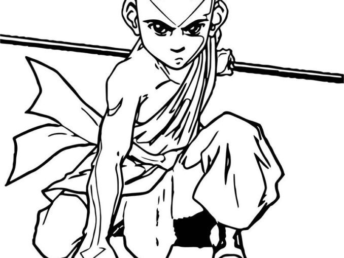 Avatar Coloring Pages Sokka coloring page & book for kids.