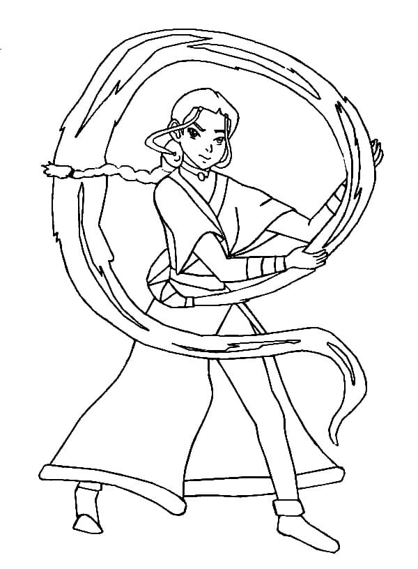 Avatar Coloring Page