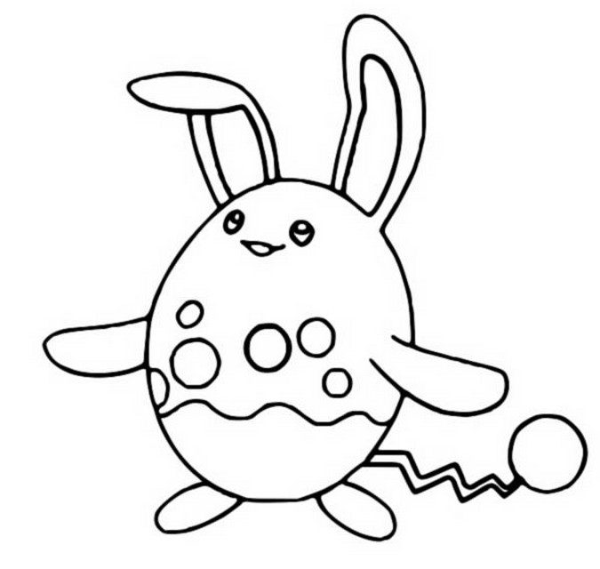 Azumarill Coloring Page