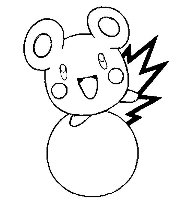 Azurill Coloring Page