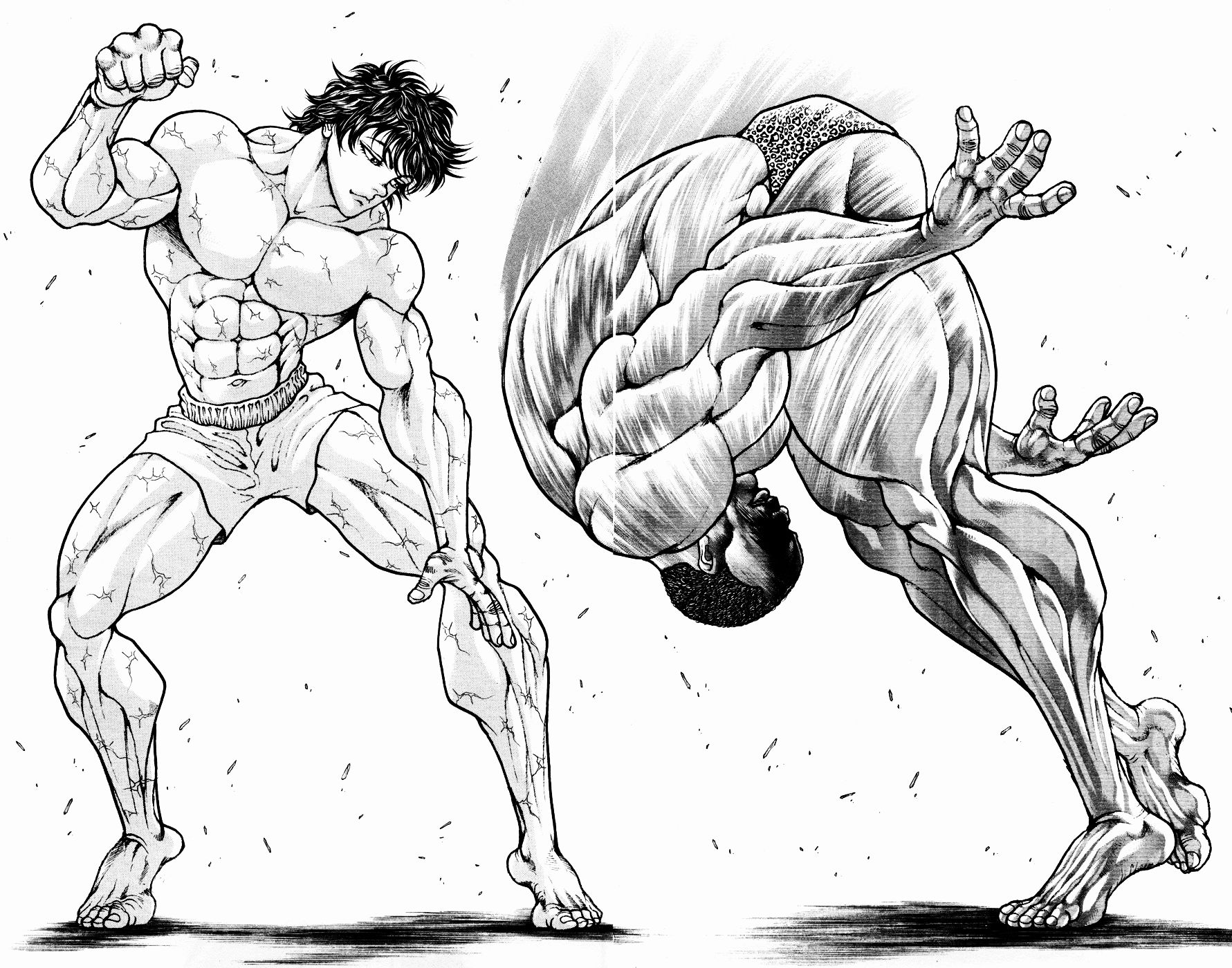 Baki Anime Coloring Pages