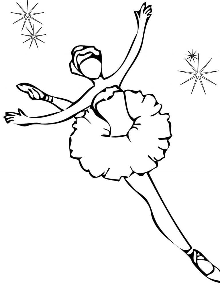 Ballet Sports Coloring Pages Printable