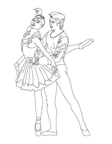 Ballet Sports Coloring Pages