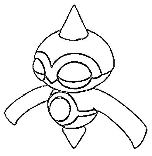 Baltoy Coloring Page