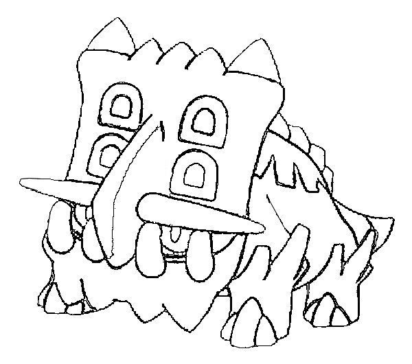 Bastiodon Coloring Page