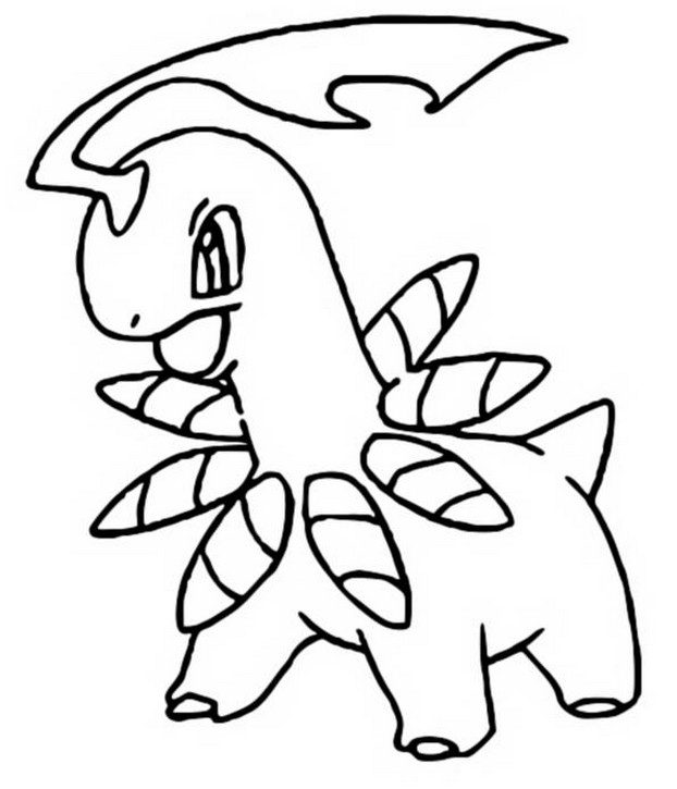 Bayleef Coloring Page