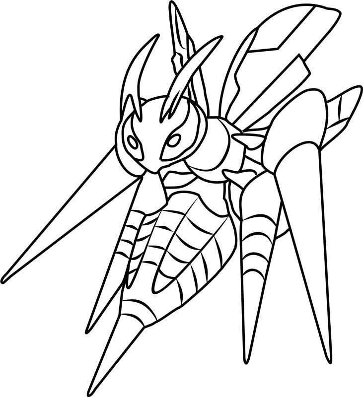 Beedrill Coloring Page