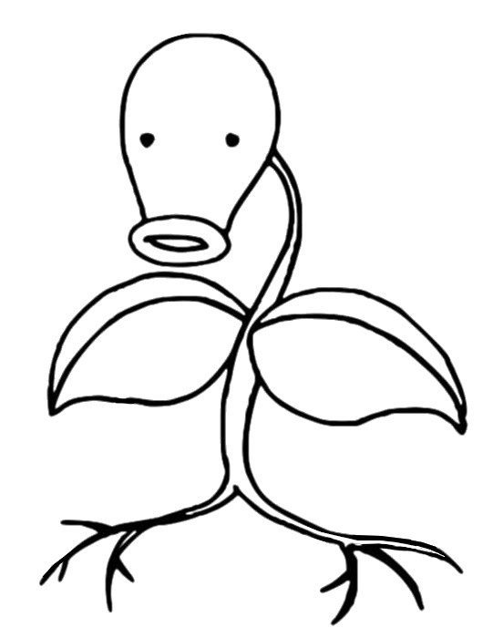 Bellsprout Coloring Page