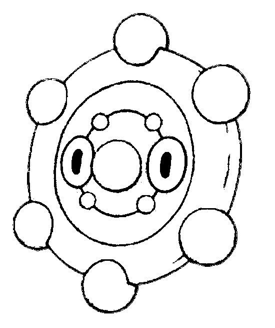 Bronzor Coloring Page